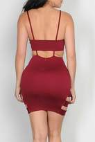 Thumbnail for your product : Solemio Caged Side Dress