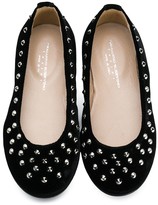 Thumbnail for your product : Ermanno Scervino TEEN studded ballerinas
