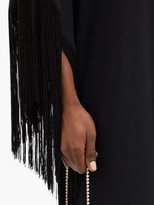 Thumbnail for your product : Taller Marmo Piccolo Fringed One-shoulder Dress - Black