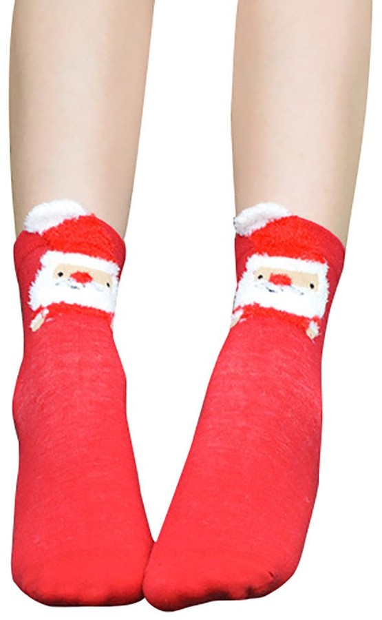Women Christmas Festive Socks 4 Pairs Colorful Cotton Rich Novelty Xmas Stocking Filler Ladies Girl Casual Cute Xmas Thermal Warm Knitting Soft Socks Fantastic Gift Idea