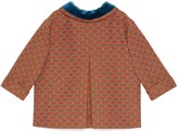 Thumbnail for your product : Gucci Baby cotton coat with G square