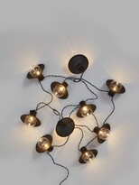 Thumbnail for your product : John Lewis & Partners Industrial Solar Powered LED Line Lights, Black