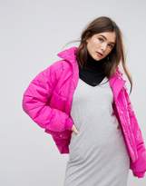 Thumbnail for your product : Free People Slouchy Cropped Quilted Jacket