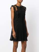 Thumbnail for your product : RED Valentino pleated lace dress