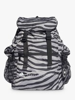 Thumbnail for your product : adidas by Stella McCartney Zebra Active Backpack, Black/Grey