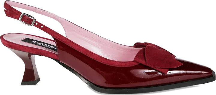 Carel Paris Bow-Detail Slingback Pumps