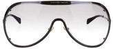 Thumbnail for your product : Alexander McQueen Shield Gradient Lens Sunglasses