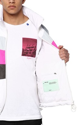 Off-White Printed Nylon Down Jacket