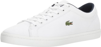 lacoste mens riberac canvas trainers
