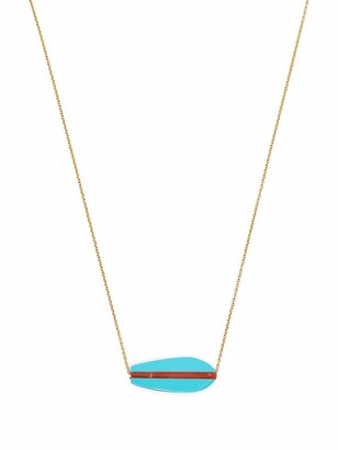 ALIITA 9kt Yellow Gold Surfboard Necklace