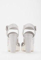 Thumbnail for your product : Forever 21 Strappy Platform Sandals