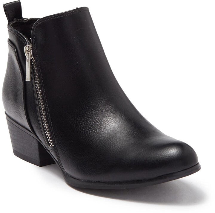 Esprit Timber Block Heel Ankle Bootie - ShopStyle Shoes
