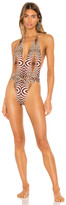 Thumbnail for your product : Luli Fama Ruched Back One Piece