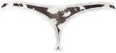 Thumbnail for your product : Charlotte Russe Daisy Printed Thong Panties