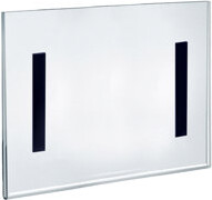 Azar Displays Clear Acrylic Magnet Back Sign Holder Frames 10" W x 8" H - Landscape / Horizontal, 10-Pack
