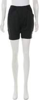 Thumbnail for your product : Helmut Lang High-Rise Knee-Length Shorts Black High-Rise Knee-Length Shorts