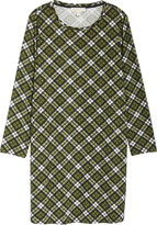Thumbnail for your product : MICHAEL Michael Kors Plaid Long Sleeve Shift Dress