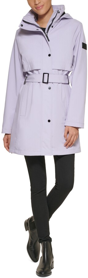 Calvin-klein Hooded Raincoat | Shop the world's largest collection 