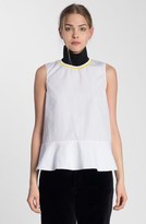 Thumbnail for your product : Marni Collar Detail Cotton Top