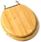 Thumbnail for your product : Comfort Seats Deluxe Bamboo Round Toilet Seat