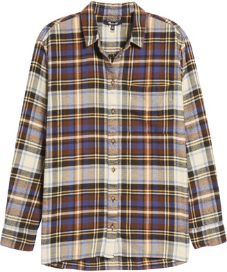Madewell Ex-Boyfriend Plaid Flannel Shirt