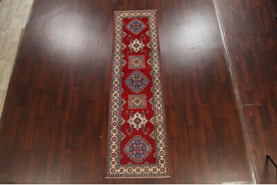 Rugsource One-of-a-Kind Runner Geometric Hand-Knotted 2'8\