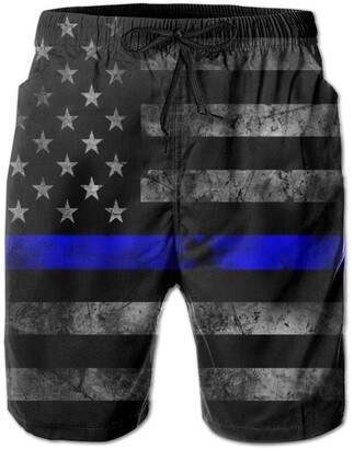 black american flag board shorts