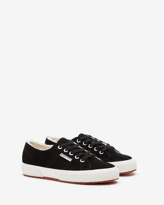 Express Superga 2750 Shearling Lined Sneakers