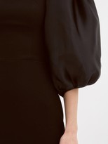 Thumbnail for your product : Rasario Crystal-embellished Crepe Mini Dress - Black