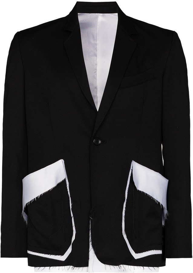 Sulvam Deconstructed Suit Jacket - ShopStyle