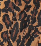 Thumbnail for your product : Miu Miu Leopard print stretch-cotton jacket