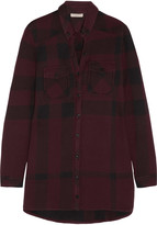 Thumbnail for your product : Burberry Checked cotton-blend shirt