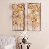 Thumbnail for your product : Southern Enterprises Cheyene 30.5 in. H x 14.25 W Abstract Floral Wall Art (2-Piece)