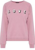 Thumbnail for your product : Love Stories Teddy Printed Cotton-fleece Sweatshirt