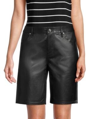RtA Jami Baggy ​Leather Shorts - ShopStyle