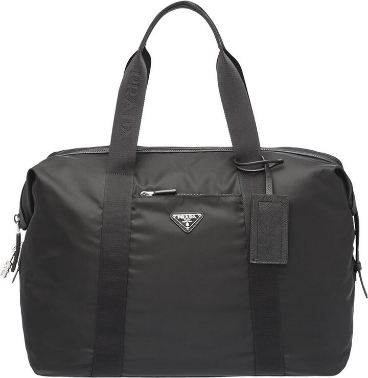Prada Re-Nylon And Saffiano Leather Duffle Bags