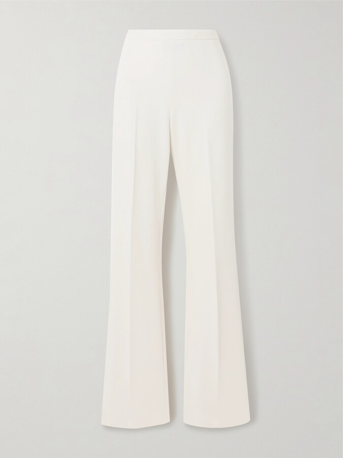 ANOTHER TOMORROW Stretch-jersey Straight-leg Pants - White