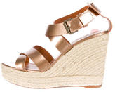 Thumbnail for your product : Lanvin Holographic Espadrille Wedges