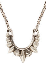 Thumbnail for your product : Pamela Love Antiqued Silver Small Tribal Spike Necklace