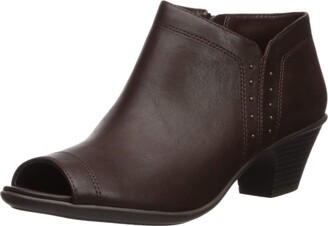 Easy Street Shoes Women's Voyage Open Toe Bootie with Mini Studs Ankle Boot