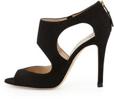 Thumbnail for your product : LK Bennett Alma Suede Cutout Sandal, Black