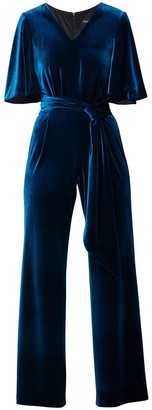 royal blue maternity jumpsuit