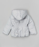 Thumbnail for your product : Silver Ruffle Puffer Coat - Infant, Toddler & Girls