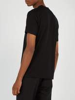 Thumbnail for your product : Givenchy Sequined Logo Embroidered Cotton T Shirt - Mens - Black