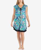 Thumbnail for your product : Ellen Tracy Plus Size Printed Pleated Chemise