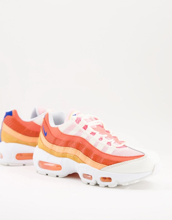 Nike Air Max 95 TM trainers in sunset tones - ShopStyle