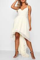 Thumbnail for your product : boohoo Plus Dip Back Hem Occasion Dress