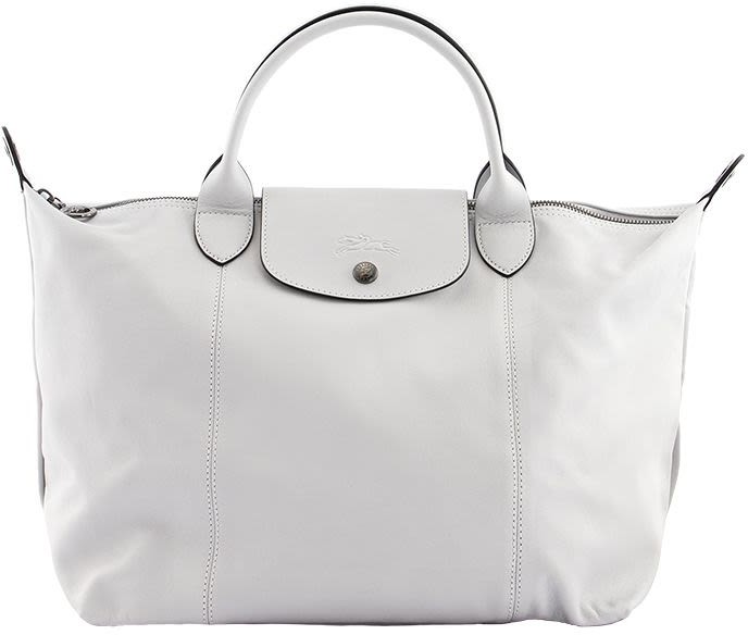 Longchamp Le Pliage Cuir Top Handle Bag ShopStyle