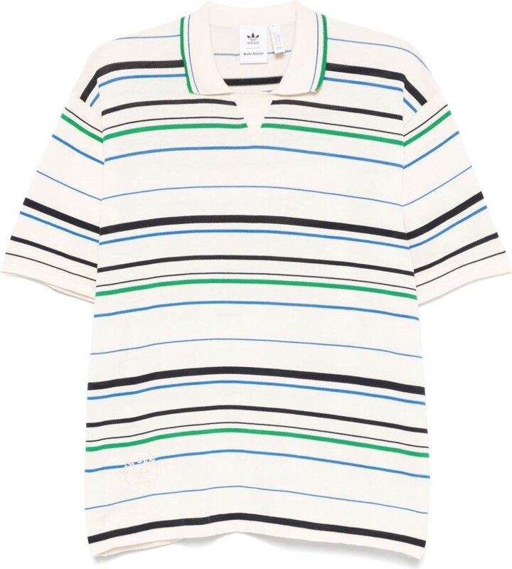 ADIDAS X WALES BONNER Cotton Blend Knitted Polo Shirt