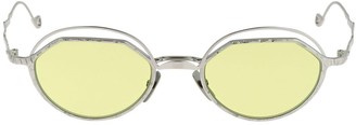 Kuboraum Berlin H70 Double Framed Metal Round Sunglasses